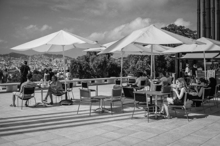 View from Museu Nacional d'Art de Catalunya
